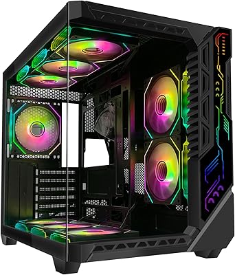 SZSKYING ATX Mid-Tower PC Gaming Case