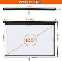 SUPER DEAL 100" 16:10 HD Projection Screen — image 6