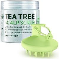 Roycederm Tea Tree Scalp Scrub with Massager Brush — image 1