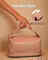 Vogewood Initial Makeup Bag with Handle — image 3