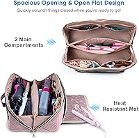 ELCUPA Large Hair Tools Travel Bag with Iron Mat — image 2
