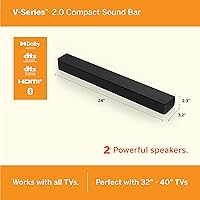 VIZIO V-Series 2.0 Compact Sound Bar V20x-J8 — image 2
