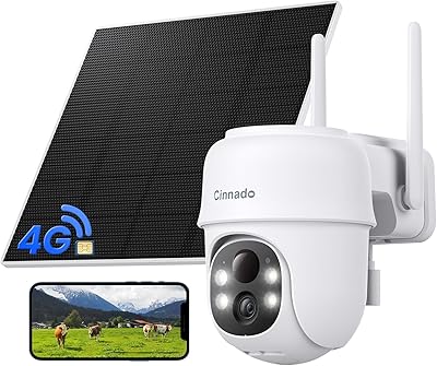 Cinnado B6 4G LTE Cellular Security Camera