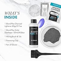 Hair Bar NYC Blond Plex 10X Lightener + 30 Volume Violet Developer Kit 50g/120ml — image 2