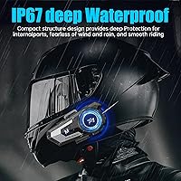 Khptop X7 Motorcycle Helmet Bluetooth Headset — image 6