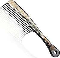 MAN & MANE Premium Handmade 100% Oxhorn Long Detangling Hair Comb — image 1