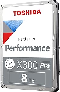 Toshiba X300 PRO 8TB Internal Hard Drive