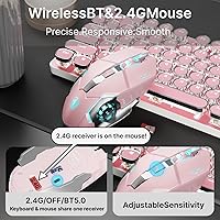 SEUNKWANG TK950 Wireless Typewriter Keyboard and Mouse Combo — image 6