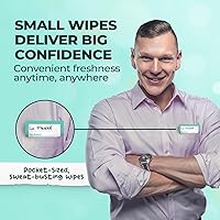 La Fresh Travel Lite Antiperspirant and Body Wipes - 50 Individually Wrapped Deodorant Wipes — image 3