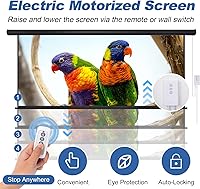 FRAYSCENT 120 Inch Motorized Projector Screen 4:3 — image 2