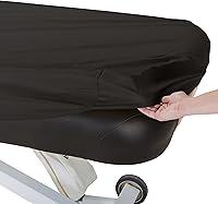 EarthLite Massage Table Protection Cover – Black, Fits 28-32″ Wide Tables — image 3