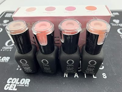Organic Nails Color Gel NUDE COLLECTION Kit