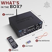 Pyle PDA99BU Wireless Bluetooth Streaming Amplifier — image 7