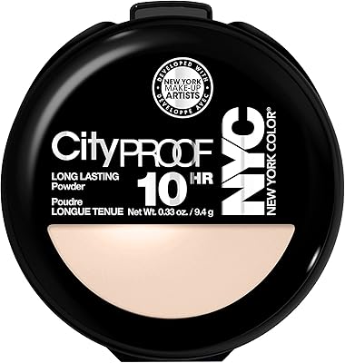 N.Y.C. New York Color Smooth Skin Pressed Face Powder, Naturally Beige, 0.33 Ounce