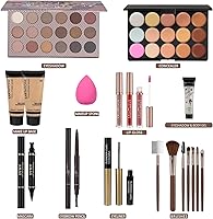 MONRUEVT Makeup Kit for Teens and Women, 18-Color Eyeshadow Palette, Lipgloss, Mascara, Concealer, Full Set — image 2