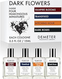 DEMETER Dark Flowers Humongous Miniature Set of 4 Review