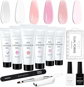 Makartt Poly Nail Gel Kit 6-Piece Set Review