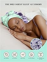 Wonder Family Real Silk Bonnet for Sleeping – Lavender — image 4