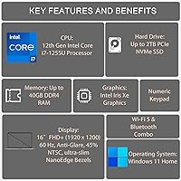ASUS Vivobook F1605Z 16-inch Laptop, Intel Core i7, 40GB RAM, 1TB SSD — image 5
