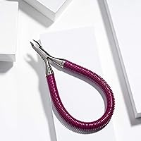Tweezerman Grip & Snip Spiral Spring Cuticle Nipper (Blue/Pink) — image 5