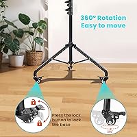 MACTREM 18″ Foldable Ring Light with Stand — image 5