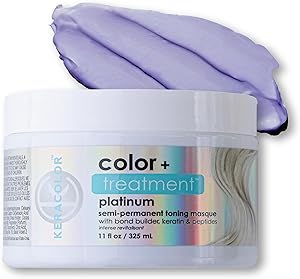 Keracolor Color + Treatment Toning Mask, Platinum 11 Fl Oz Review