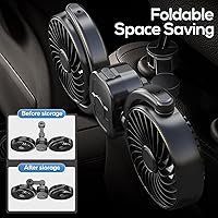 Dealswin Rechargeable Car Fan DH-F42-12N — image 3