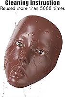 Bueuo Makeup Practice Face with Brushes and Sponge Set, Black — image 2