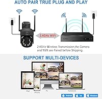 CKK Wireless Security Camera System 4pcs 3MP PTZ — image 8