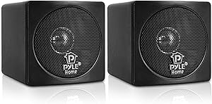 Pyle Home PCB3BK 3-Inch 100W Mini Cube Bookshelf Speakers Review