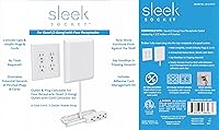 Sleek Socket Outlet & Plug Concealer with 8-Foot Extension Cord — image 3