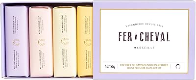 Fer à Cheval Gentle Perfumed Soaps Gift Set, 4x125g