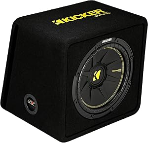 KICKER VCWC124 12″ Subwoofer in Vented Enclosure