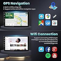 Podofo Car Stereo for Honda Civic 2006-2011, 10.1″ Touch Screen, Wireless CarPlay, Android Auto, GPS — image 5