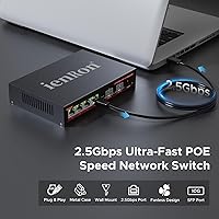 ienRon 6-Port 2.5Gb PoE Switch with 2-Port 10Gb SFP+ — image 3