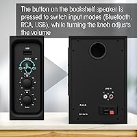 BESTISAN SR16 Active Bookshelf Speakers — image 3