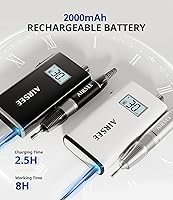 AIRSEE E8 Rechargeable Electric Nail Drill 30000RPM — image 4