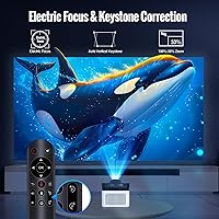 Alwtniet 700 ANSI Lumens Short Throw Smart Projector — image 2