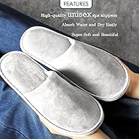 Spa Slippers 6-10 Pairs Non-Slip Disposable Slippers for Guests — image 6