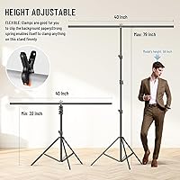 BEIYANG T Shape Backdrop Stand Kit 3.2 * 6.5 FT — image 5
