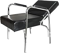 Chromium PureSana Ella Auto Reclining Salon Chair - Black — image 8