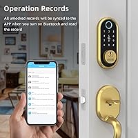 SMONET Smart Lock Y1-GBF-S Bluetooth Keyless Entry Deadbolt — image 6