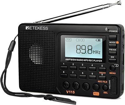 Retekess V115 Shortwave Radio
