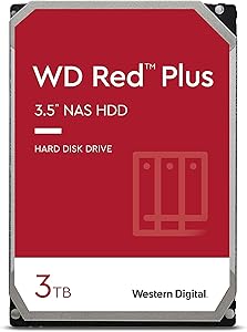 Western Digital 3TB WD Red Plus NAS Hard Drive