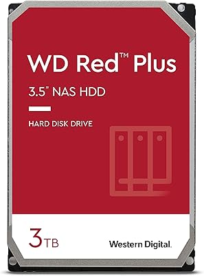 Western Digital 3TB WD Red Plus NAS Hard Drive