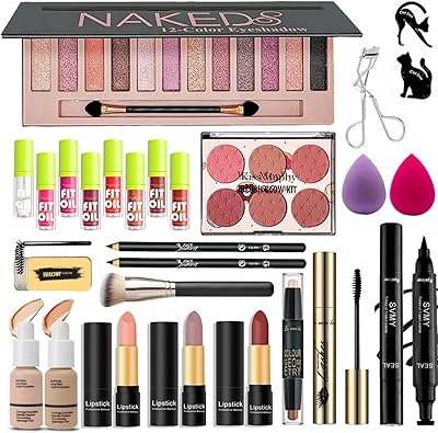 RevoNext 28 Pcs All in One Full Makeup Kit for Women