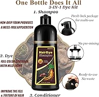 iemokoda Blonde Brown Hair Dye Shampoo 3 in 1, 17.6oz — image 5