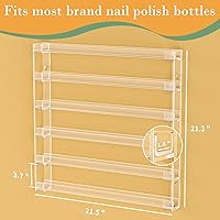 FEMELI 21 * 21 Inch Nail Polish Wall Rack — image 2