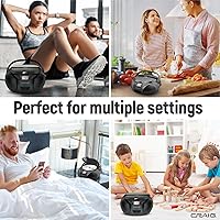 Craig CD6925 Portable Top-Loading Stereo CD Boombox — image 6