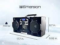 Emerson EPB-4000-SL Portable CD/Cassette Player Boombox — image 10